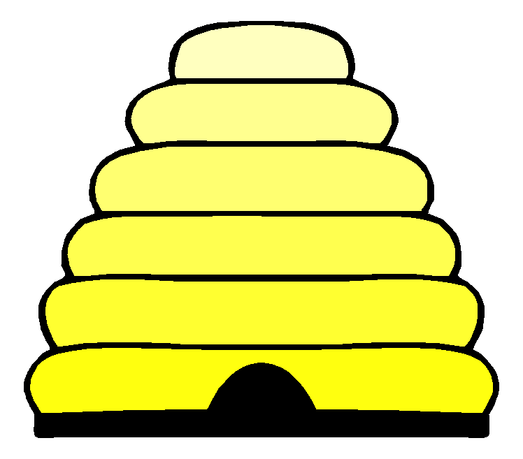 Clipart bee hives