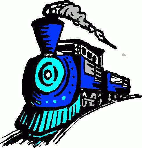 Railway train clipart