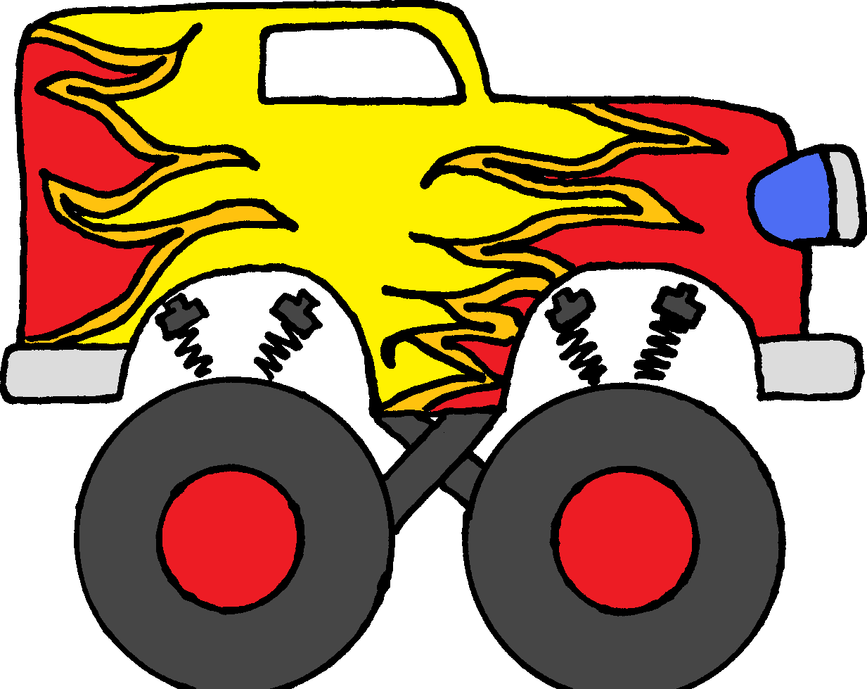 Monster truck clip art free