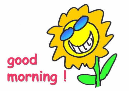 Animated good morning clipart