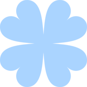 Blue Four Leaf Clover Clip Art At Clkercom Vector Clipart - Free ...