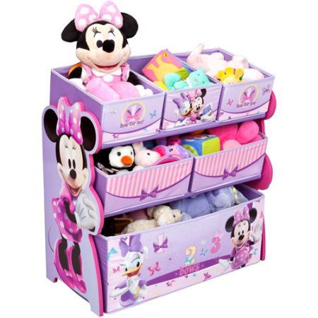 Disney Multi-Bin Toy Organizer, Minnie Mouse - Walmart.com