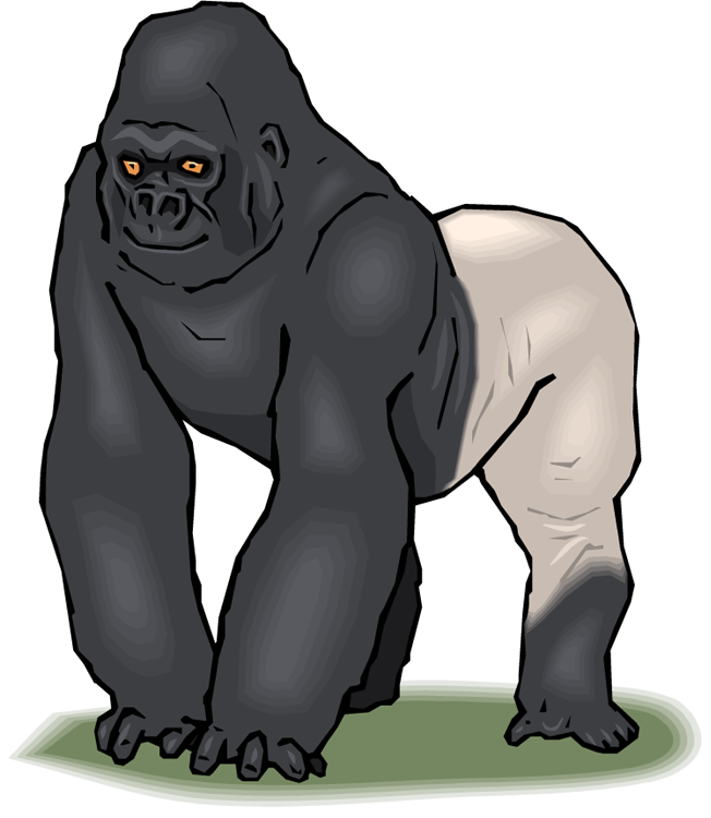 Gorilla Clipart - Tumundografico