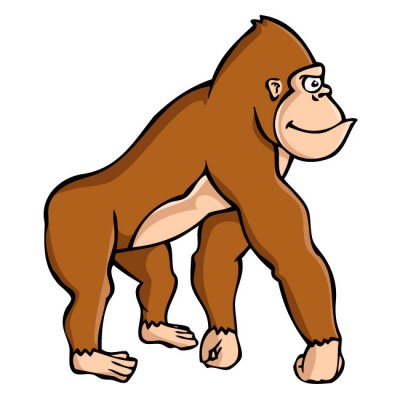 Gorilla Clipart - Tumundografico