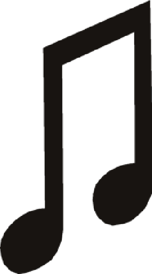 Eighth note clipart