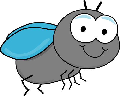 Cartoon flies clipart