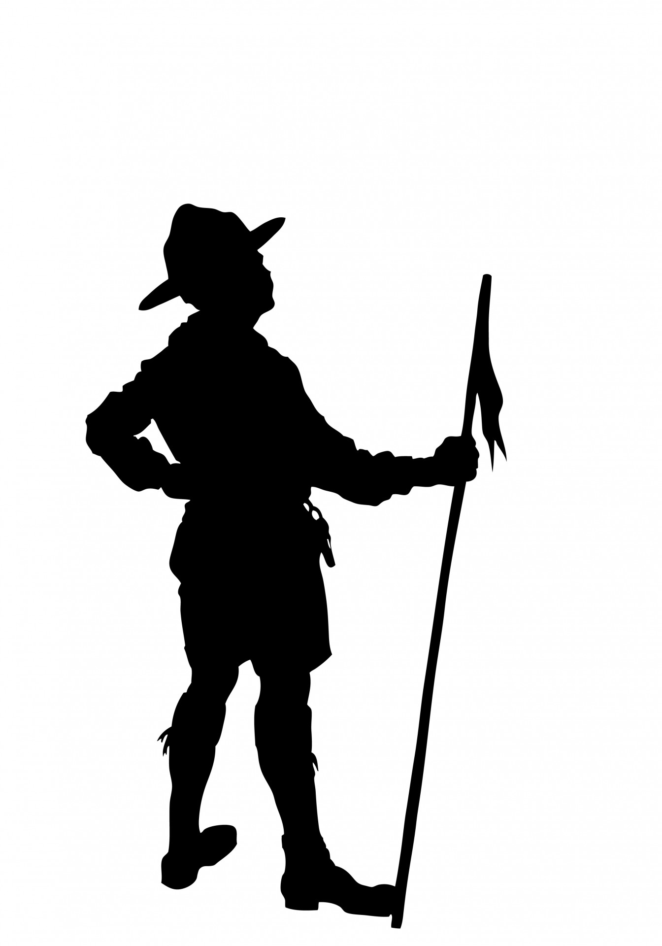 Boy Scout Silhouette Clipart Free Stock Photo - Public Domain Pictures