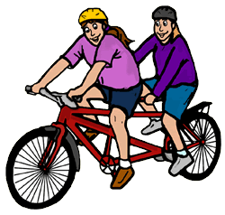 Free Clip Art Tandem Bicycles - ClipArt Best