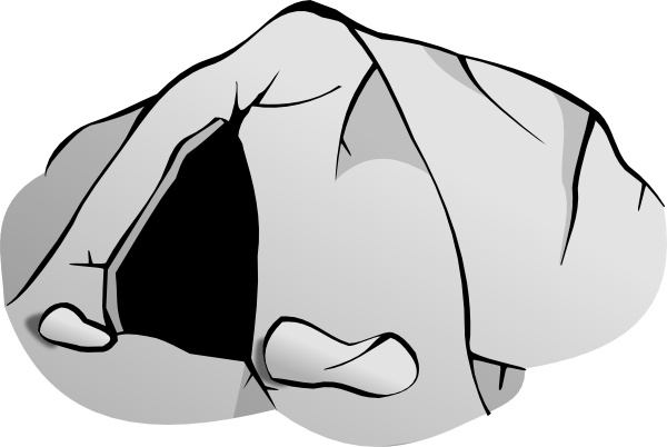 Cave entrance clip art