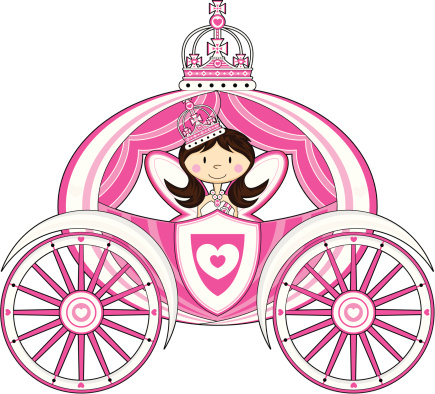 Clip Art Of A Princess Carriage Clip Art, Vector Images ...