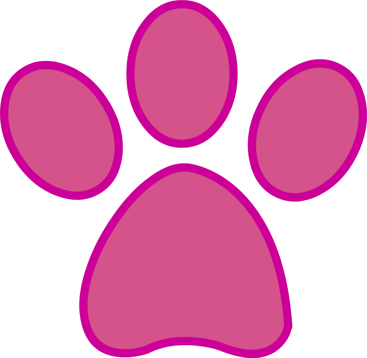 Pink Panther Paw Print (Commission) by kitkatyj on DeviantArt ...