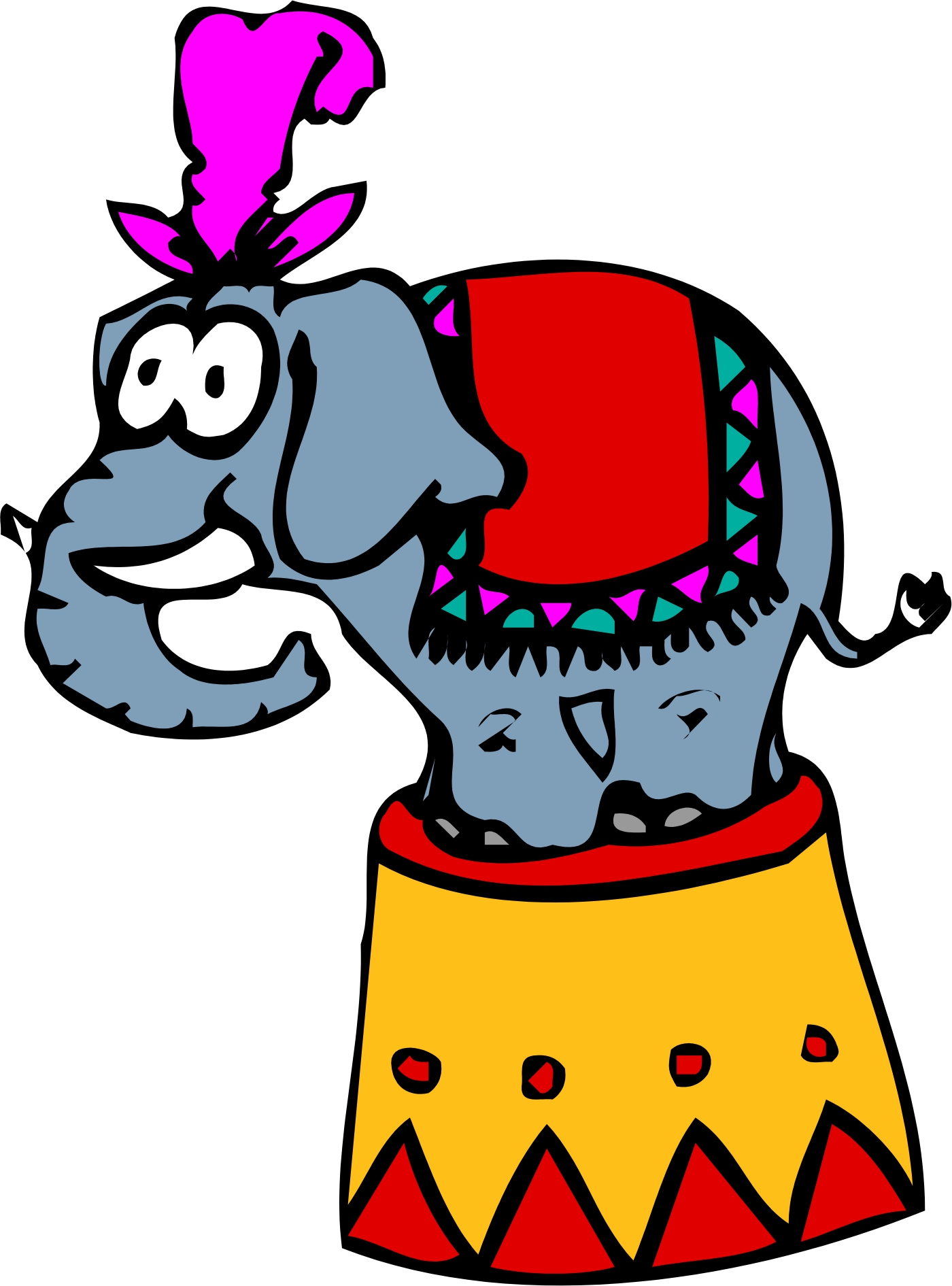 Elephants Cartoon Circus - ClipArt Best