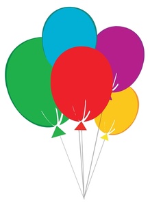 Free ballons clip art image birthday balloons clipart - dbclipart.com