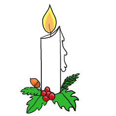 Candle Border Clipart - ClipArt Best