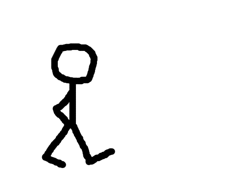 stick figure with video shorts