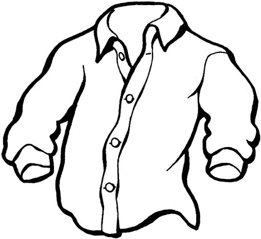 SHIRT COLORING PAGES