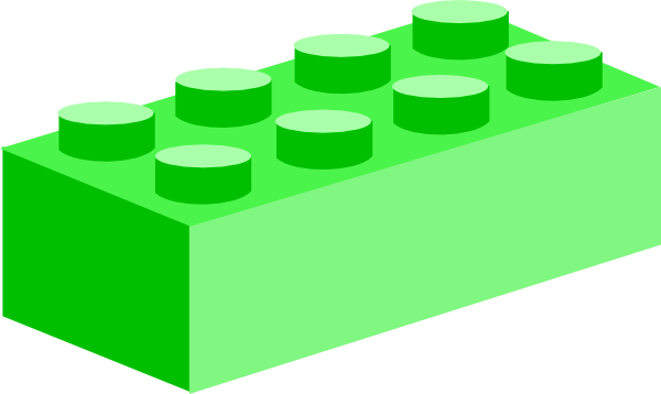 Lego building blocks clipart