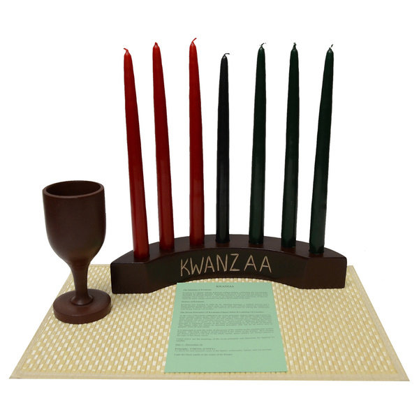 Handmade Arc Kinara Candle Holder Kwanzaa Set (Ghana) - Free ...