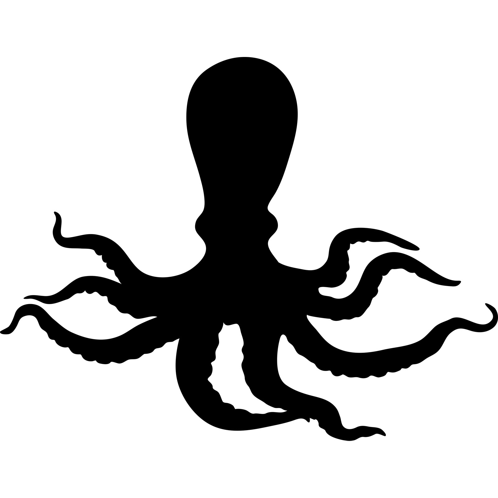 Octopus clipart vector free