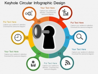 Keyhole Circular Infographic Design Powerpoint Templates ...