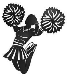 Cheerleader clipart pom poms - ClipartFox