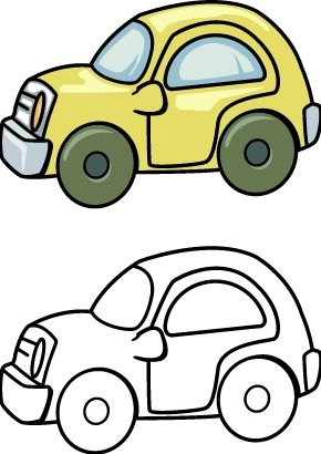 Matter toy car outline clipart - ClipartFox