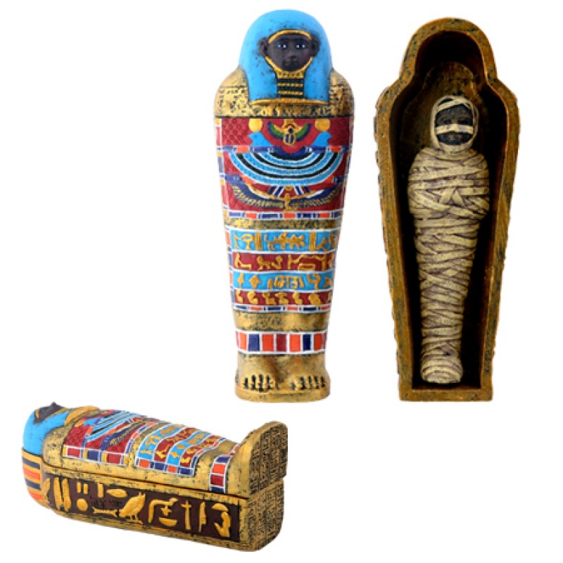 Egyptian Mummy 10 Inch Statue - Ancient Egyptian Art, Ancient Egypt