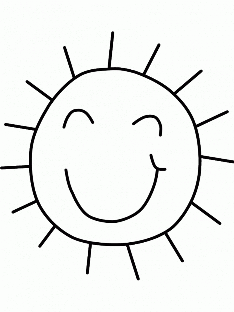 Sun Drawing For Kids Clipart Best