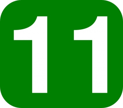 Number 11 clipart images