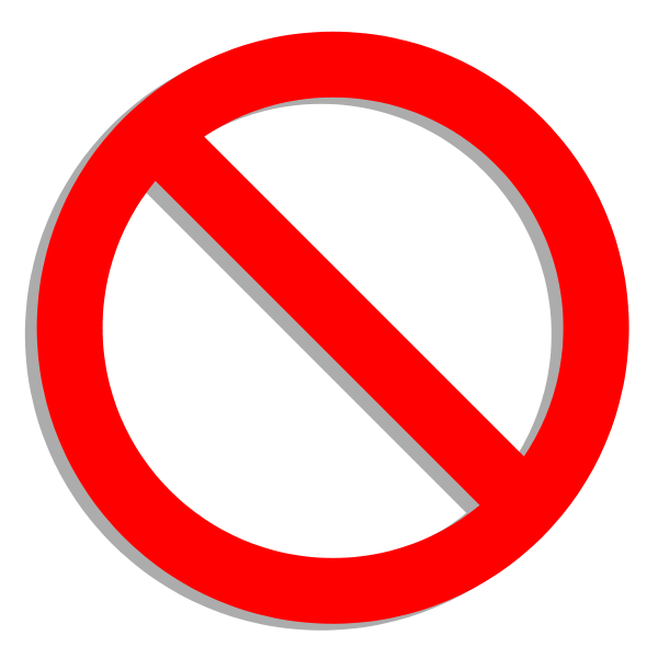 No Signs - ClipArt Best