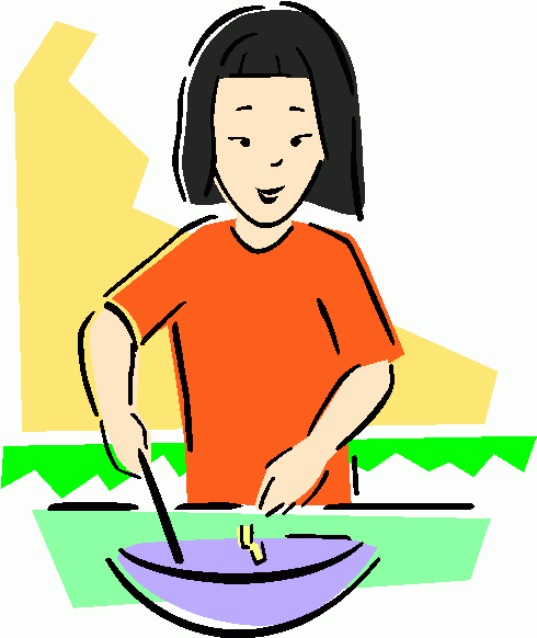 Lego Woman Cook Clipart