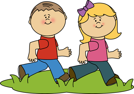 Running Children Clipart