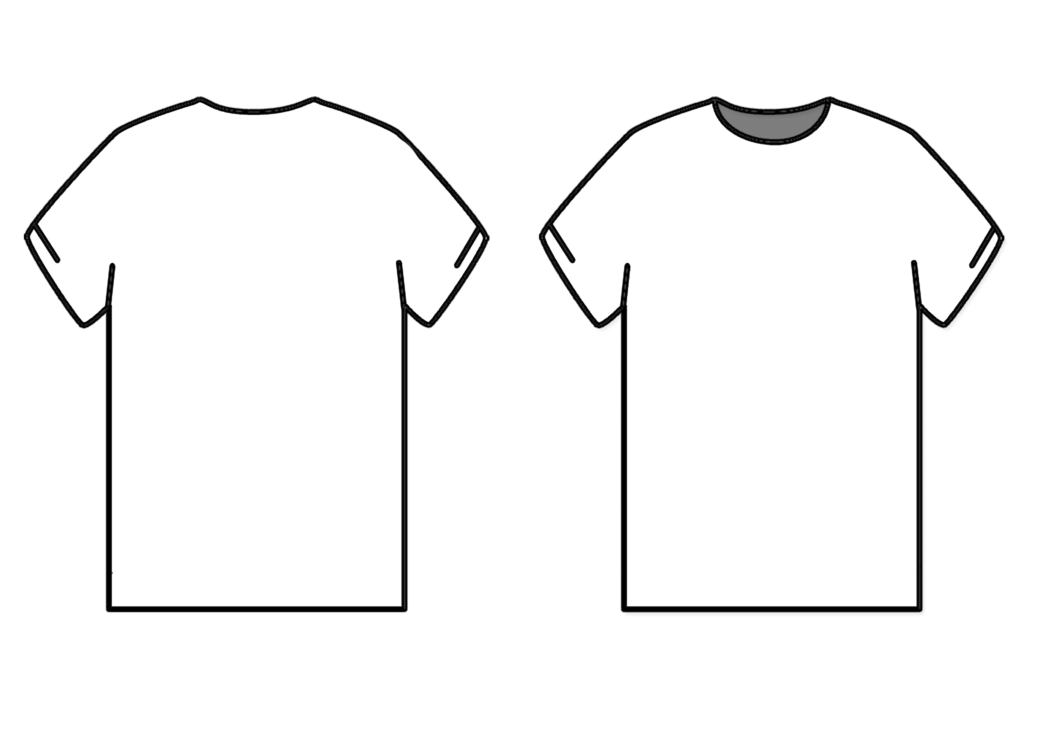 blank t-shirt template for photoshop free download