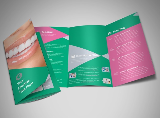 Dental Surgery Center Tri-Fold Brochure Template