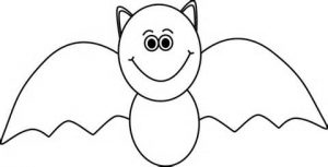 Halloween Bat Clipart Black And White - Quotes For All