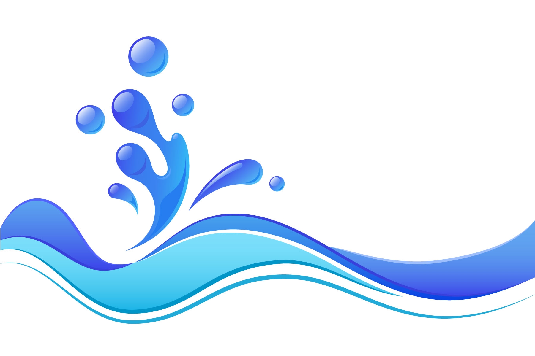 Water Clip Art Border