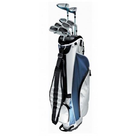 LADIES TEC+ BLUE & SILVER GOLF CLUB SET WITH LADIES CART BAG, FREE ...