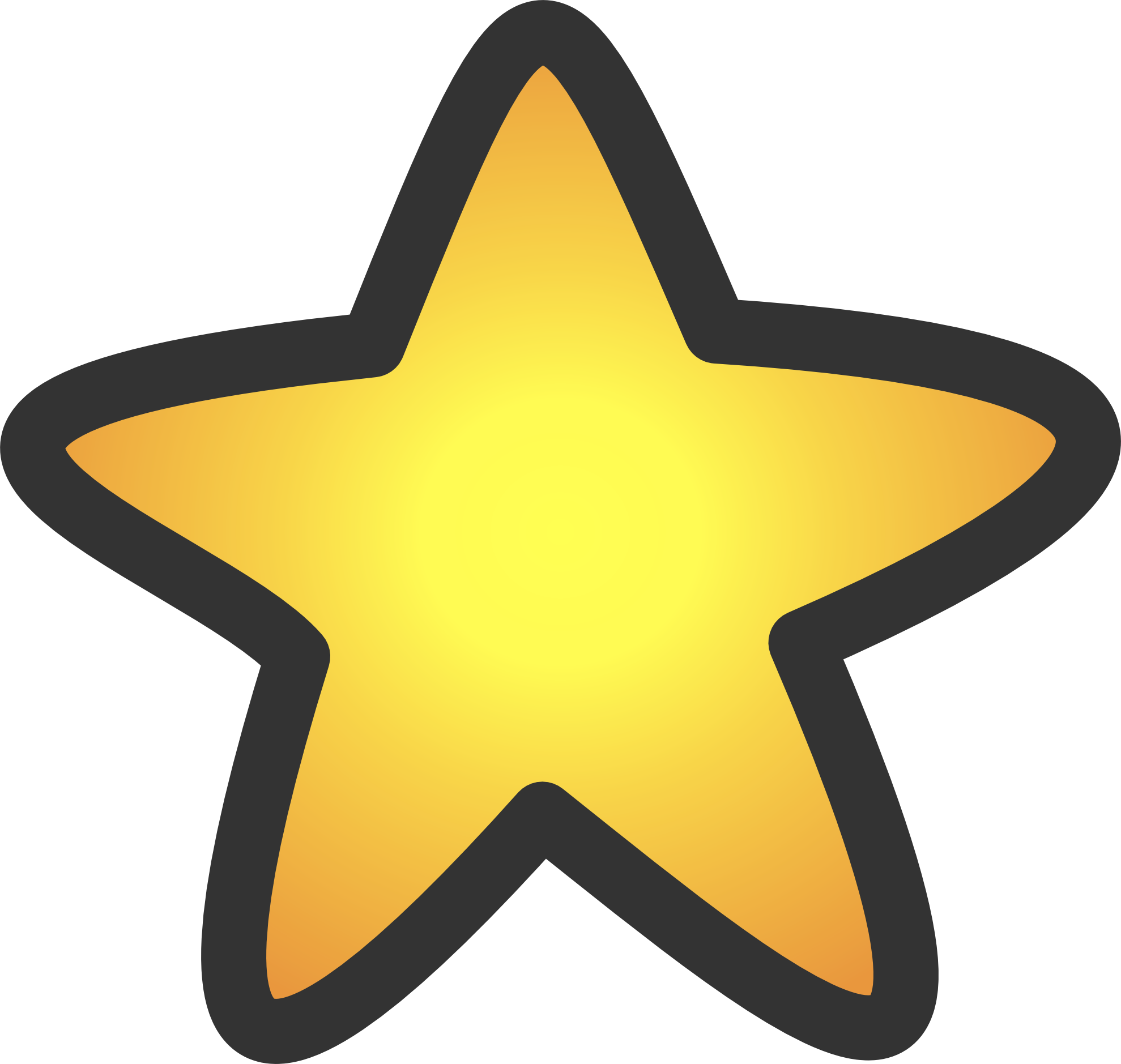 Gold STAR Template - ClipArt Best