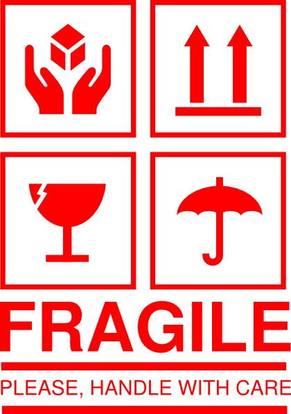 Fragile Clip Art - vector clip art online, royalty ...