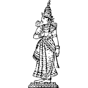 Goddess Saraswati Clipart