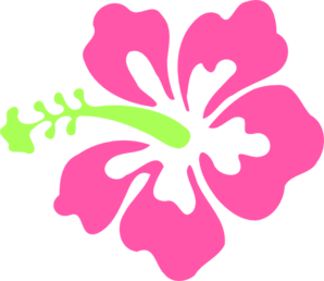 Pink Hibiscus Clip Art - vector clip art online ...