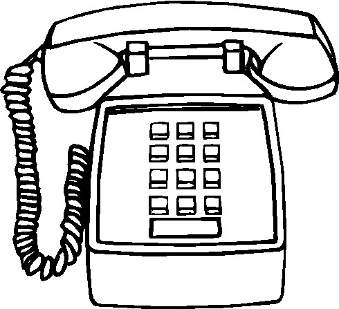 Clip Art - Clip art telephone 533551