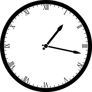 Clock 1:17 | ClipArt ETC