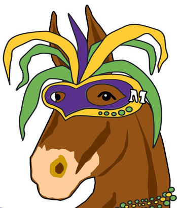 Mardi Gras Party Mule Graphic