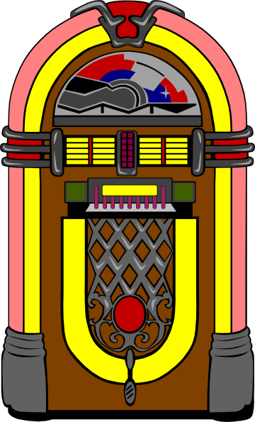 Fifties Jukebox 3 Clip Art - vector clip art online ...