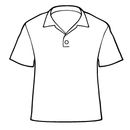 Tee Shirt Outline Template - ClipArt Best