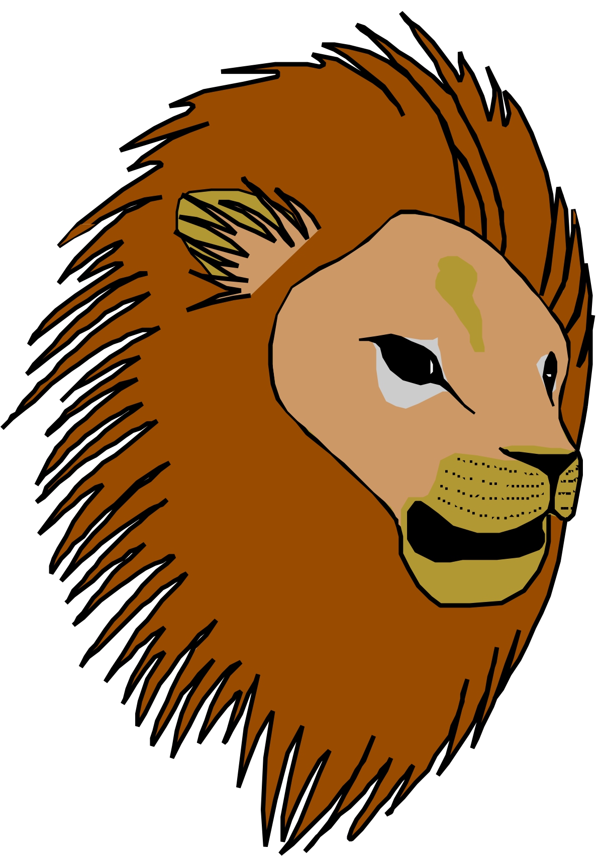 Cartoon Lions Face - ClipArt Best