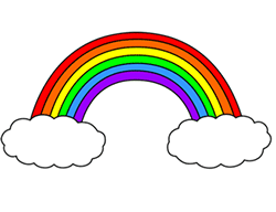 Drawings Of Rainbows - ClipArt Best