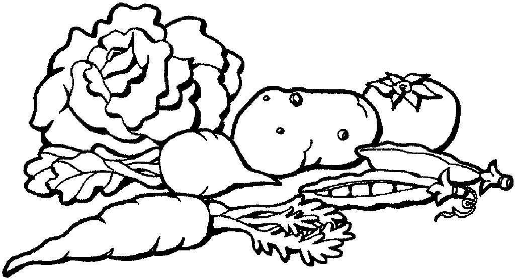 Image Of Vegetables - AZ Coloring Pages