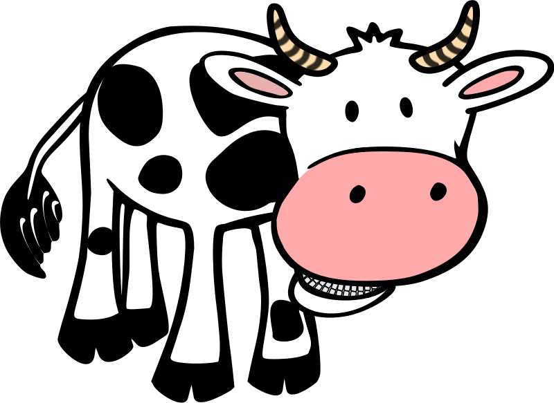 Cow Clip Art Free Cartoon - Free Clipart Images